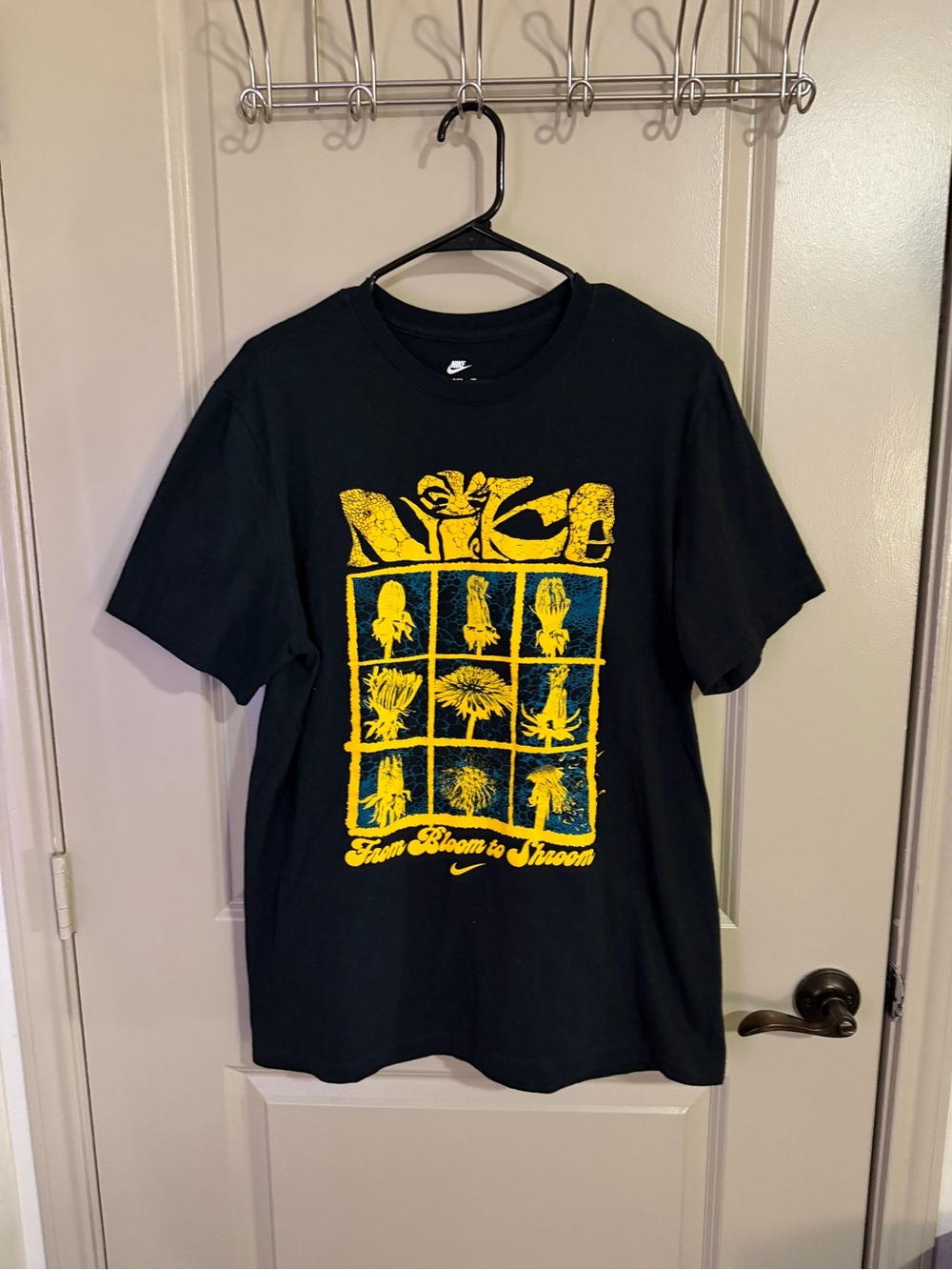 Nike From “Bloom to Shroom” Graphic Tee Black Large